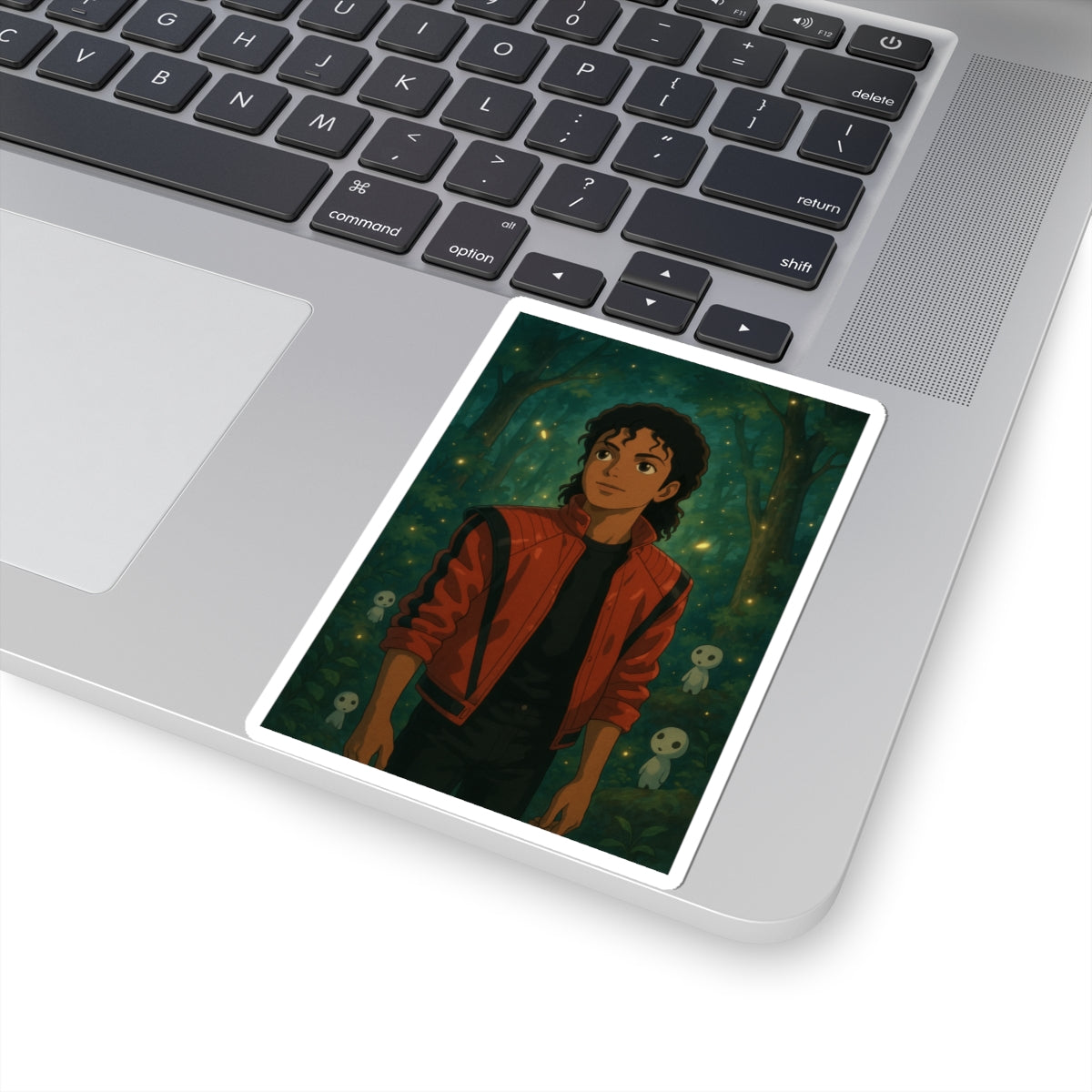 Sticker Michael Jackson Estilo Ghibli