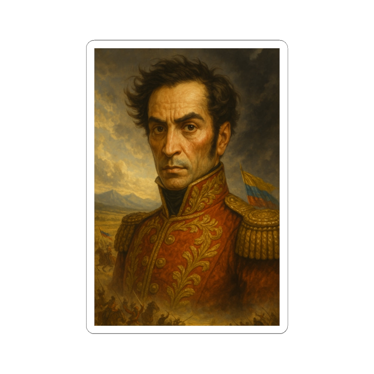 Sticker Simón Bolívar - El Libertador América