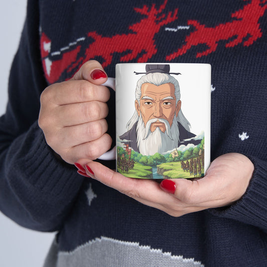 Mug Sun Tzu Ghibli "Caos y Oportunidad" - Taza de Estrategia