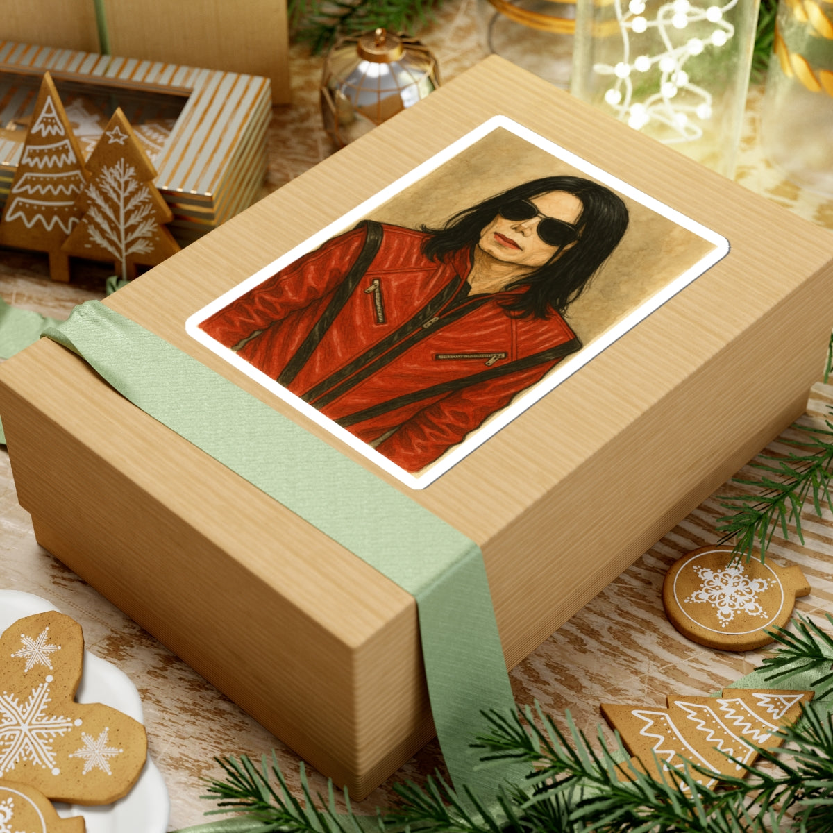 Sticker Michael Jackson Estilo Thriller Moderno