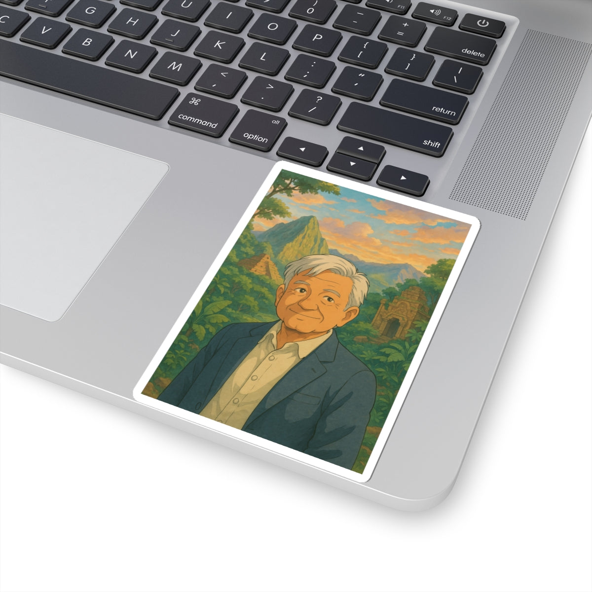 AMLO Sticker Fantasía – Inspiración Ghibli